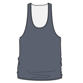 Fashion sewing patterns for MEN T-Shirts Muscle vest  7598